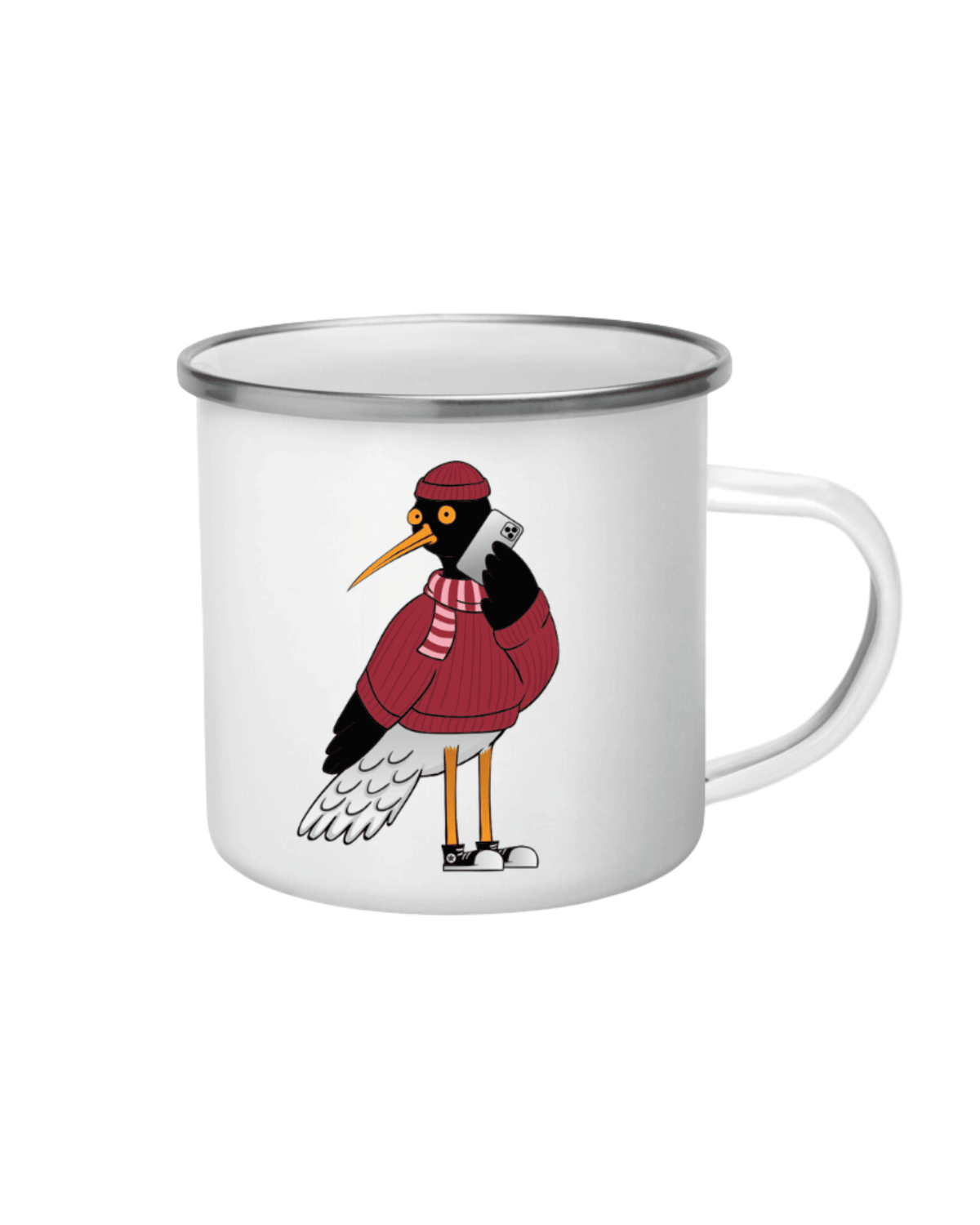 Emaille Becher Fancy Bird Henk