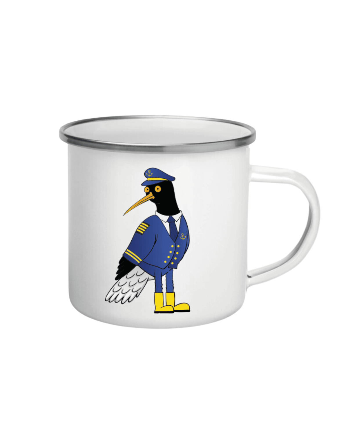 Emaille Becher Fancy Bird Sven