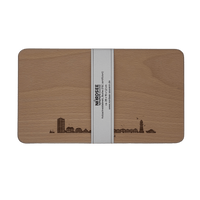 Holzschneidebrett Büsum Skyline