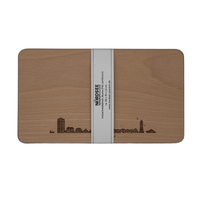 Holzschneidebrett Büsum Skyline
