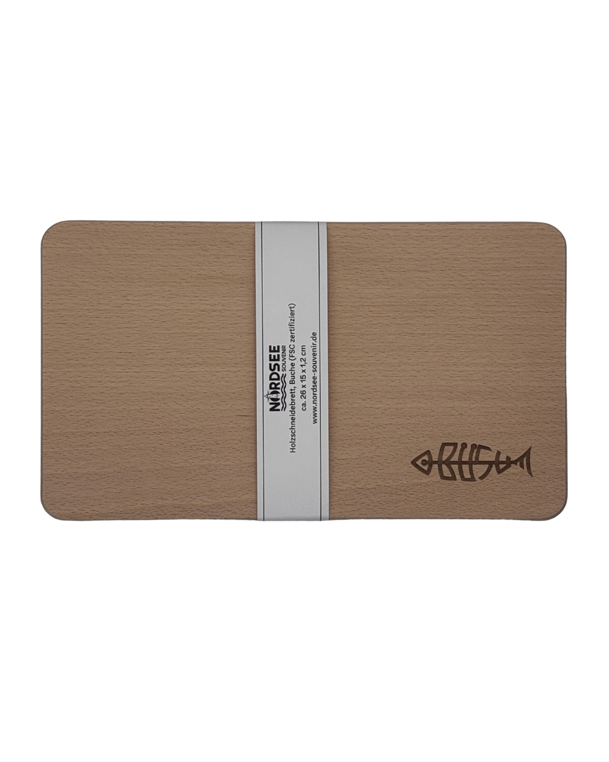 Holzschneidebrett Büsumfisch