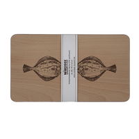 Holzschneidebrett Scholle Duo