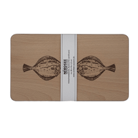 Holzschneidebrett Scholle Duo