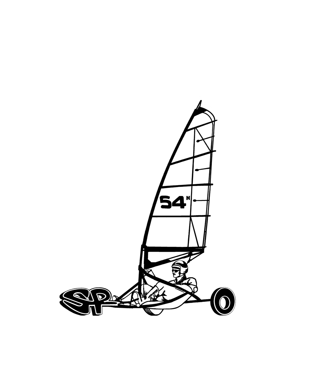Aufkleber SPO Strandsegler