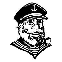Aufkleber Seemann