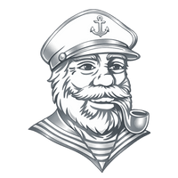 Aufkleber Seemann