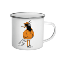 Mockup Emaille Becher Fancy Bird Greta