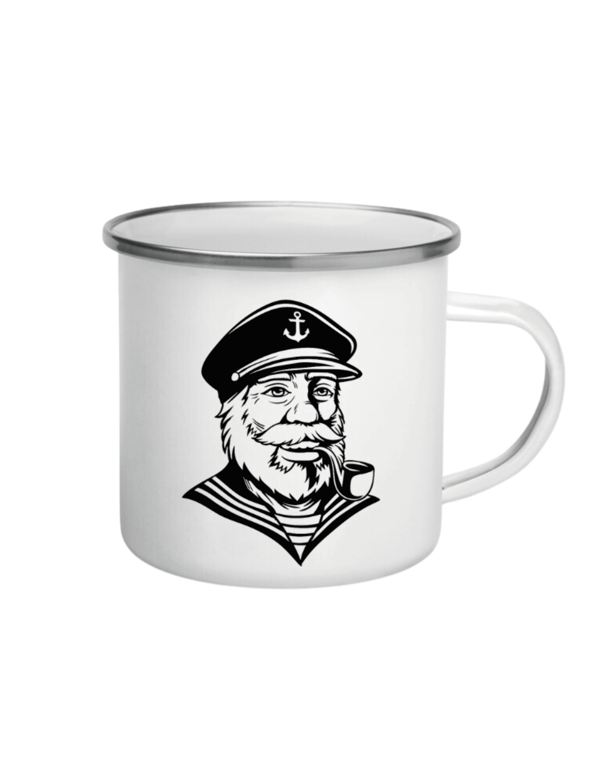 Mockup Emaille Becher Seemann