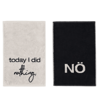 Gästehandtuch TODAY I DID NOTHING