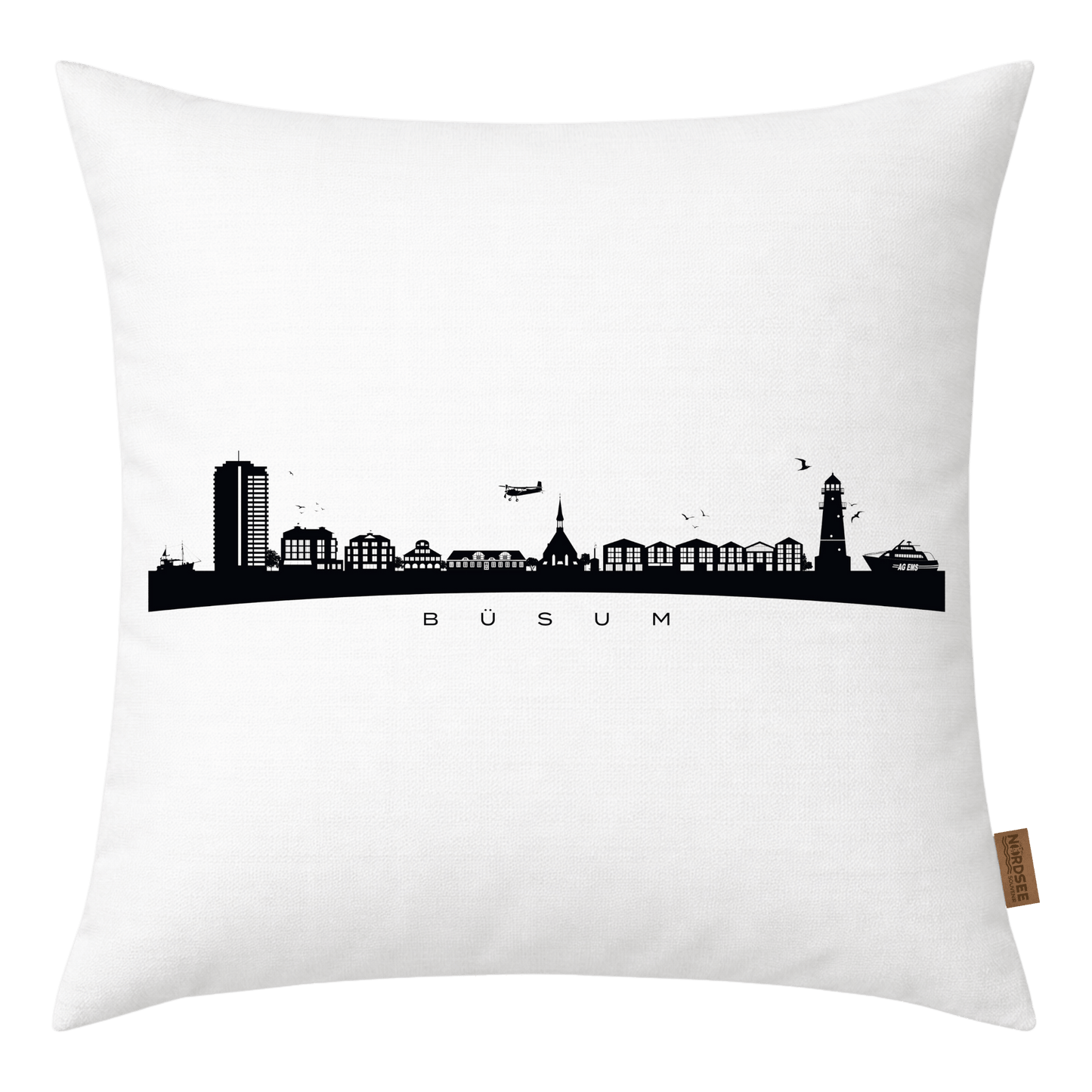 Kissen Büsum Skyline