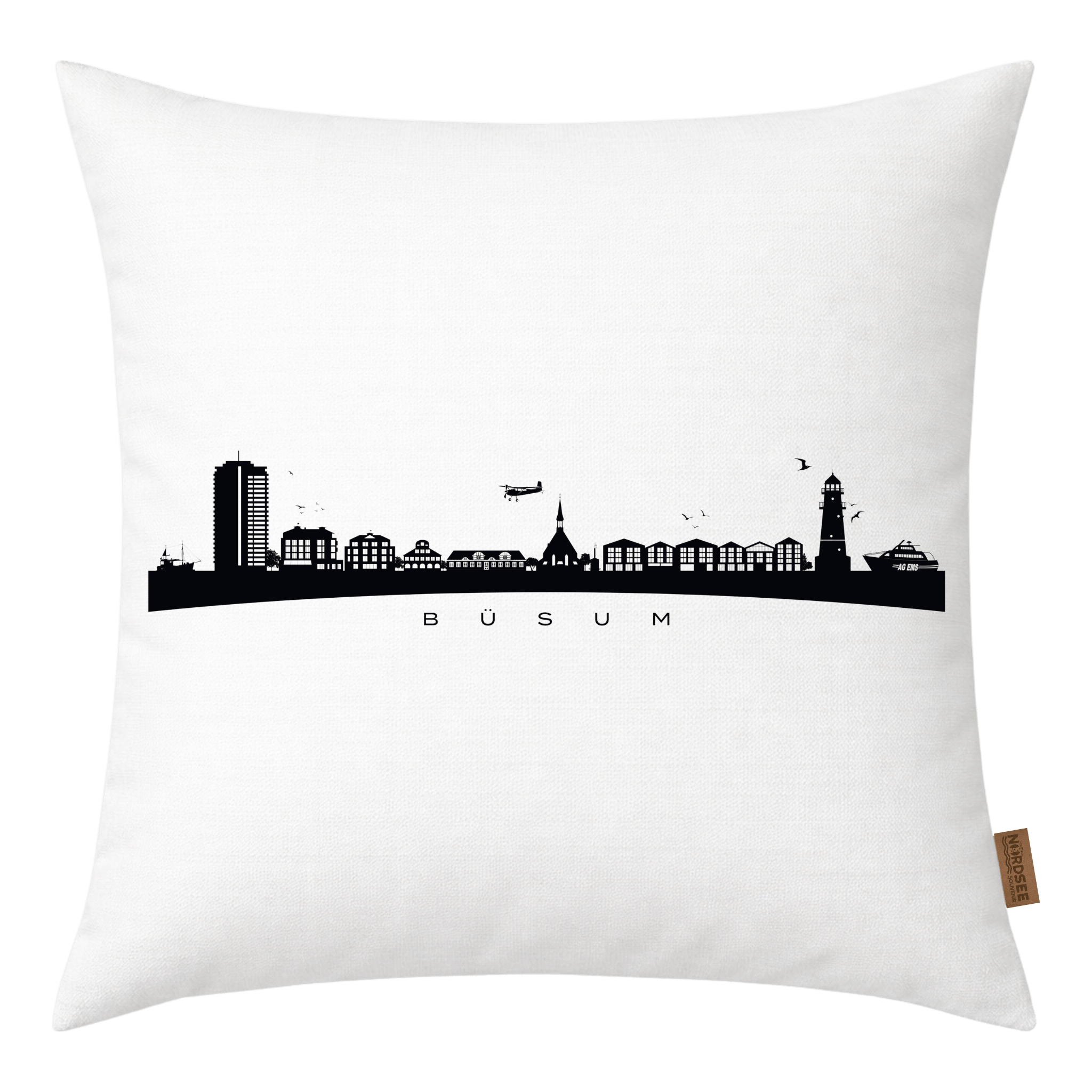 Kissen Büsum Skyline