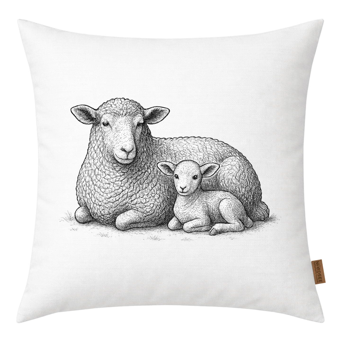 Kissen Schaf und Lamm