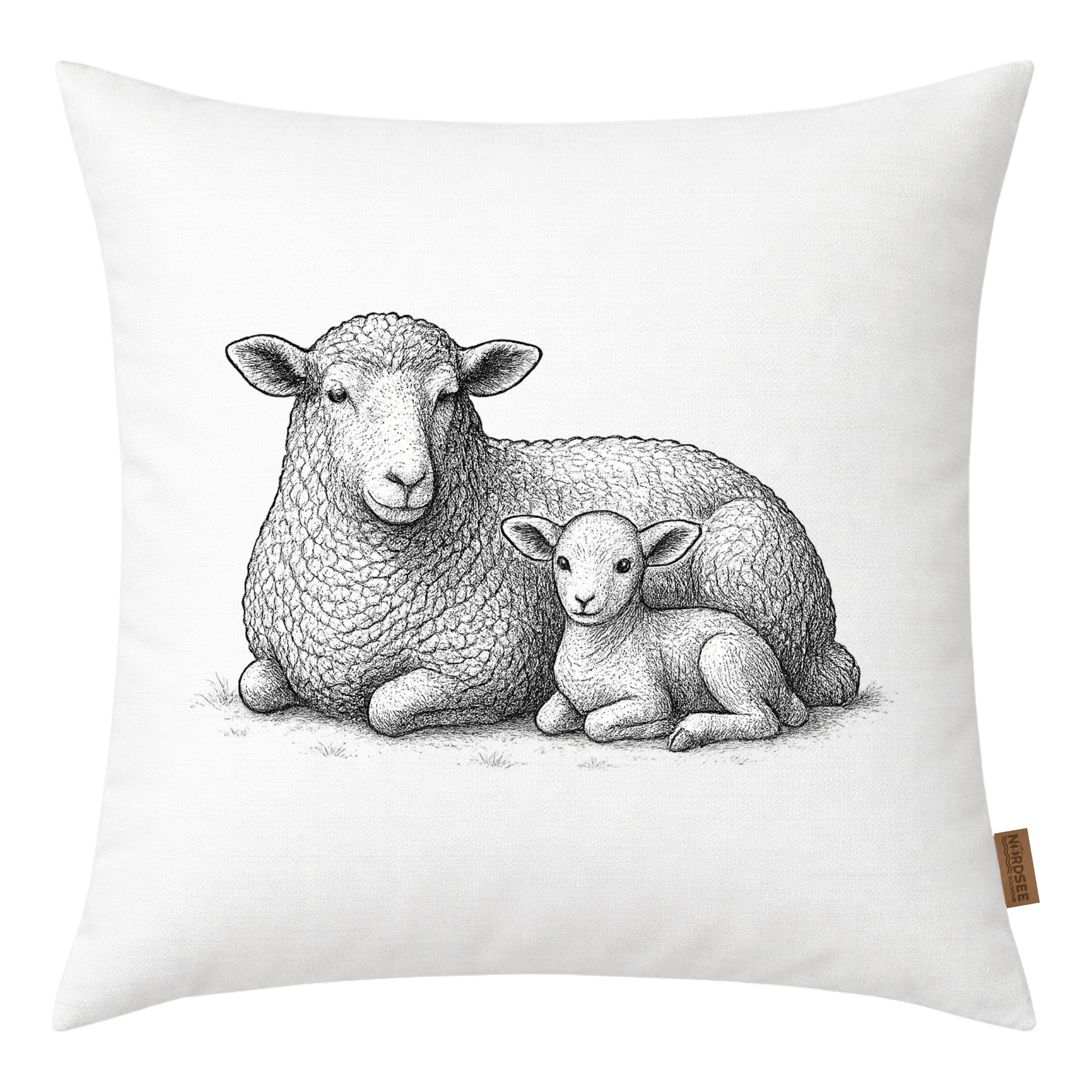 Kissen Schaf und Lamm