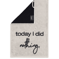 Gästehandtuch TODAY I DID NOTHING