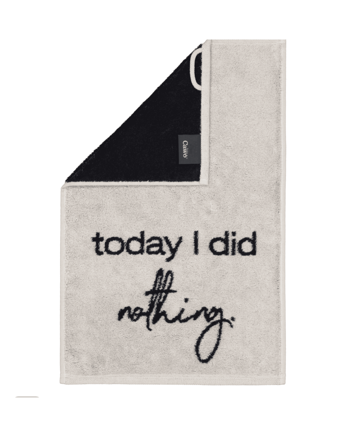 Gästehandtuch TODAY I DID NOTHING