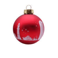 Weihnachtskugel Büsum