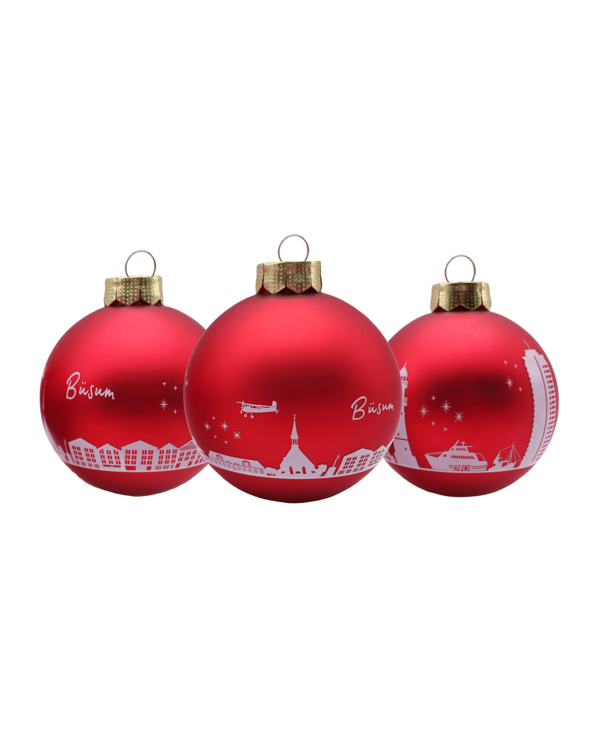 Weihnachtskugel Büsum