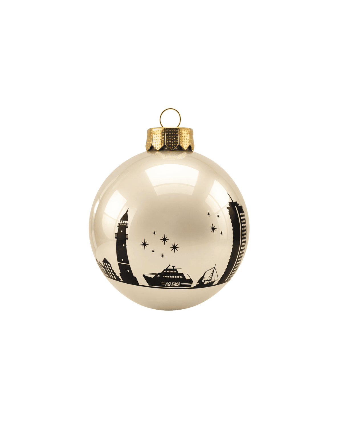 Weihnachtskugel Büsum