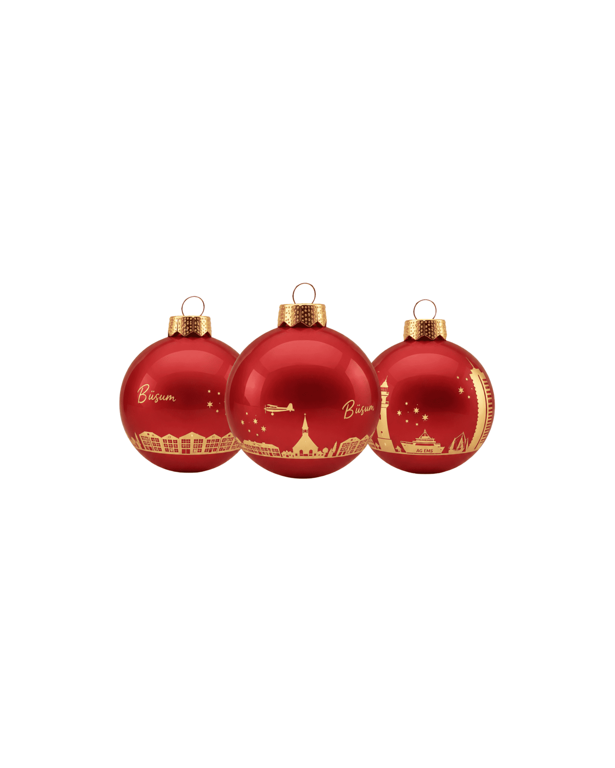 Weihnachtskugel Büsum
