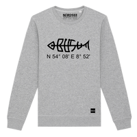 Sweatshirt "Büsumfisch" Heather Grey