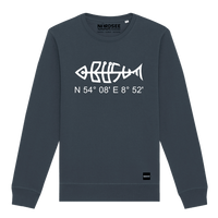 Sweatshirt "Büsumfisch" India Ink Grey