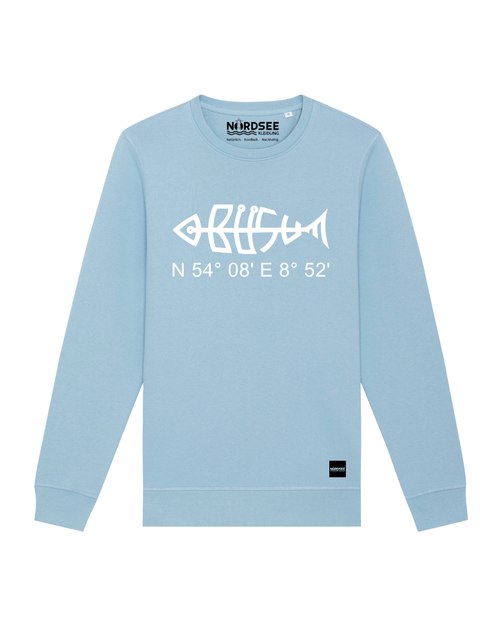 Sweatshirt "Büsumfisch" Sky Blue