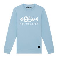 Sweatshirt "Büsumfisch" Sky Blue