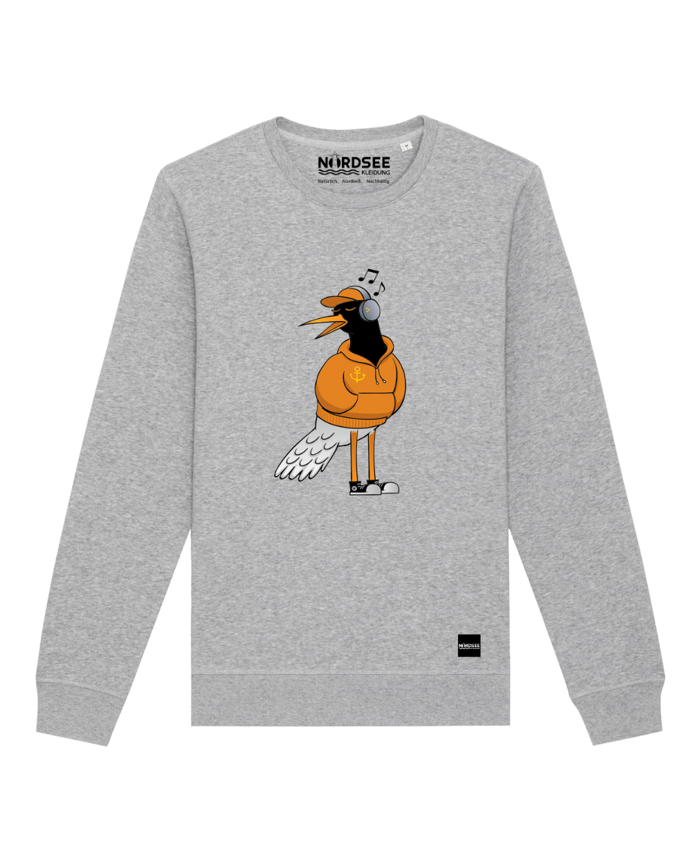 Sweatshirt "Fancy Bird Greta" Heather Grey