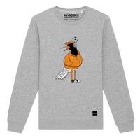 Sweatshirt "Fancy Bird Greta" Heather Grey