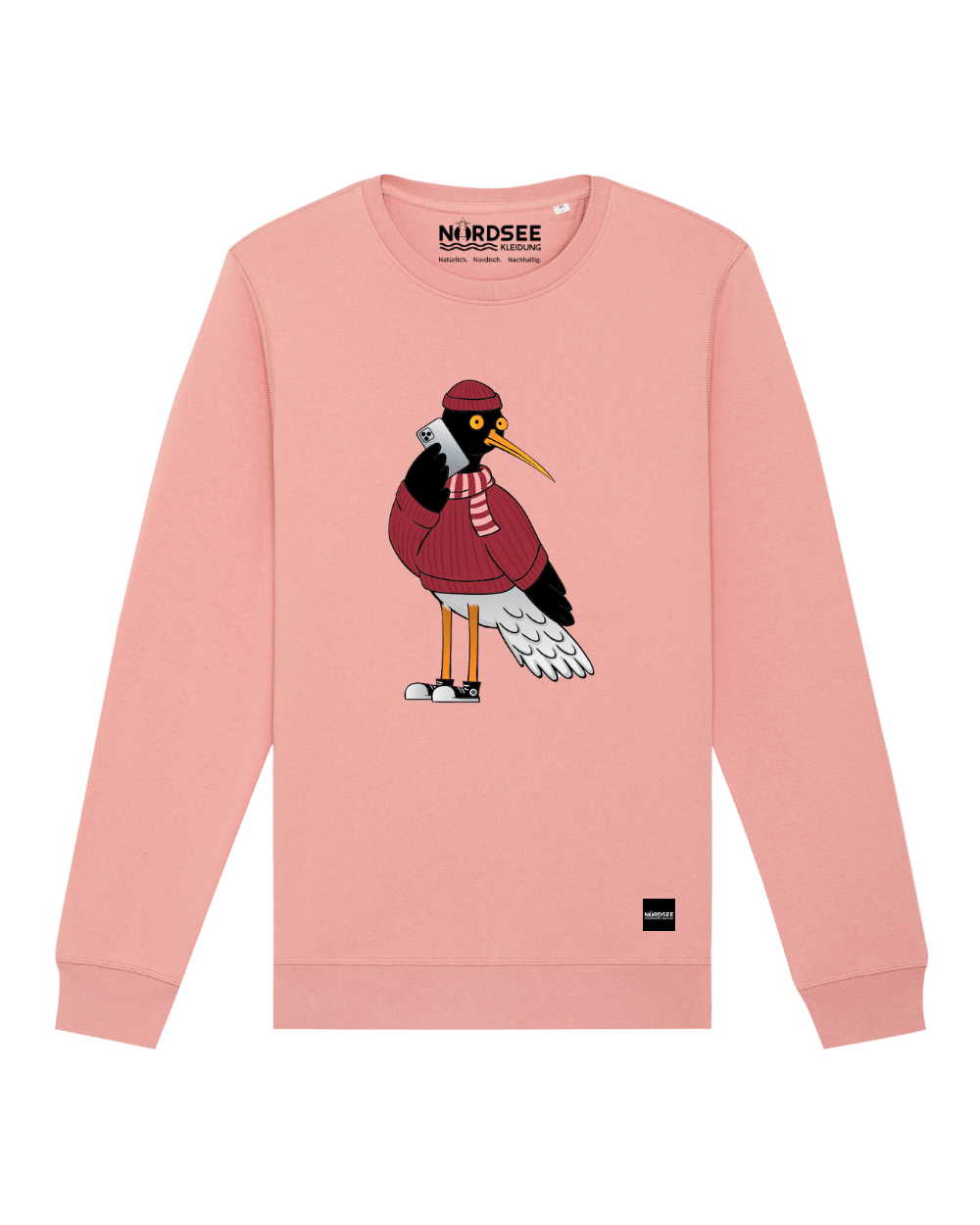 Sweatshirt "Fancy Bird Henk" Canyon Pink