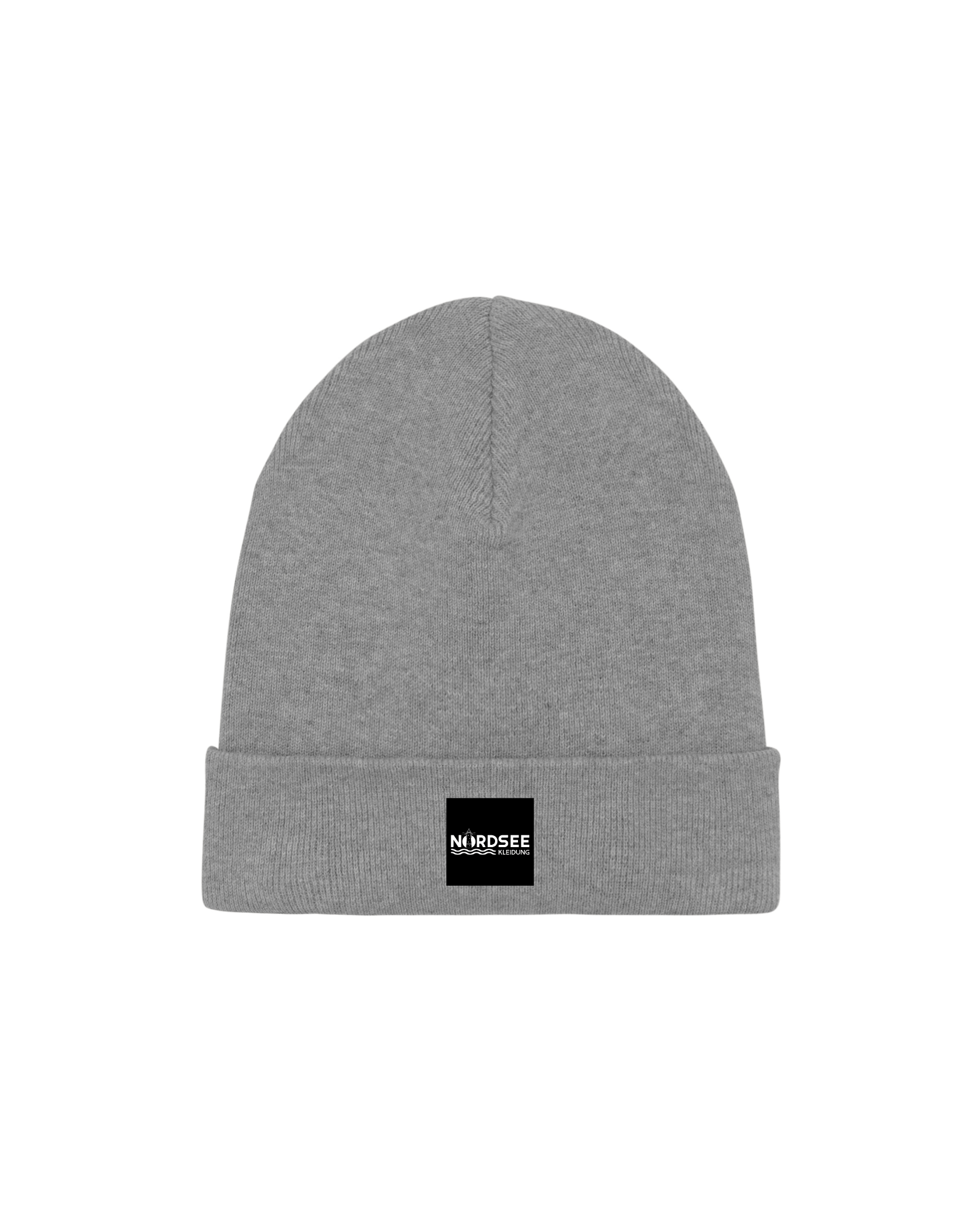 Rib Beanie "Nordseekleidung" Mid Heather Grey