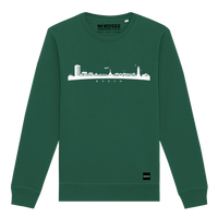 Sweatshirt "Büsum Skyline" Bottle Green