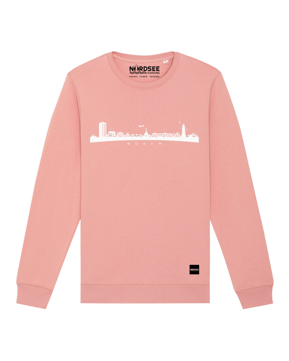 Sweatshirt "Büsum Skyline" Canyon Pink