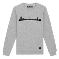 Sweatshirt "Büsum Skyline" Heather Grey