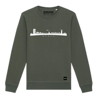 Sweatshirt "Büsum Skyline" Khaki