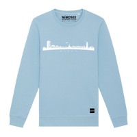 Sweatshirt "Büsum Skyline" Sky Blue