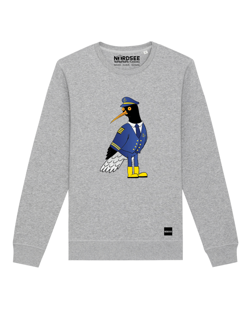 Sweatshirt "Fancy Bird Sven" Heather Grey