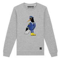 Sweatshirt "Fancy Bird Sven" Heather Grey