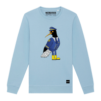 Sweatshirt "Fancy Bird Sven" Sky Blue